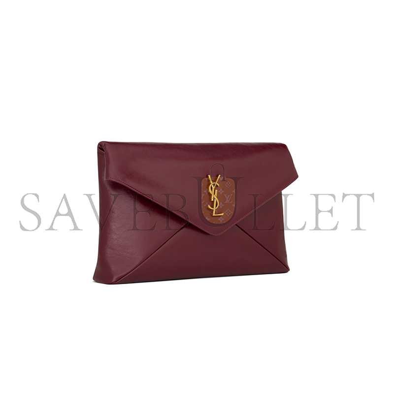 Y*L cassandre large envelope pouch in shiny leather 769307aae526593 (29.5*18*4.5cm)